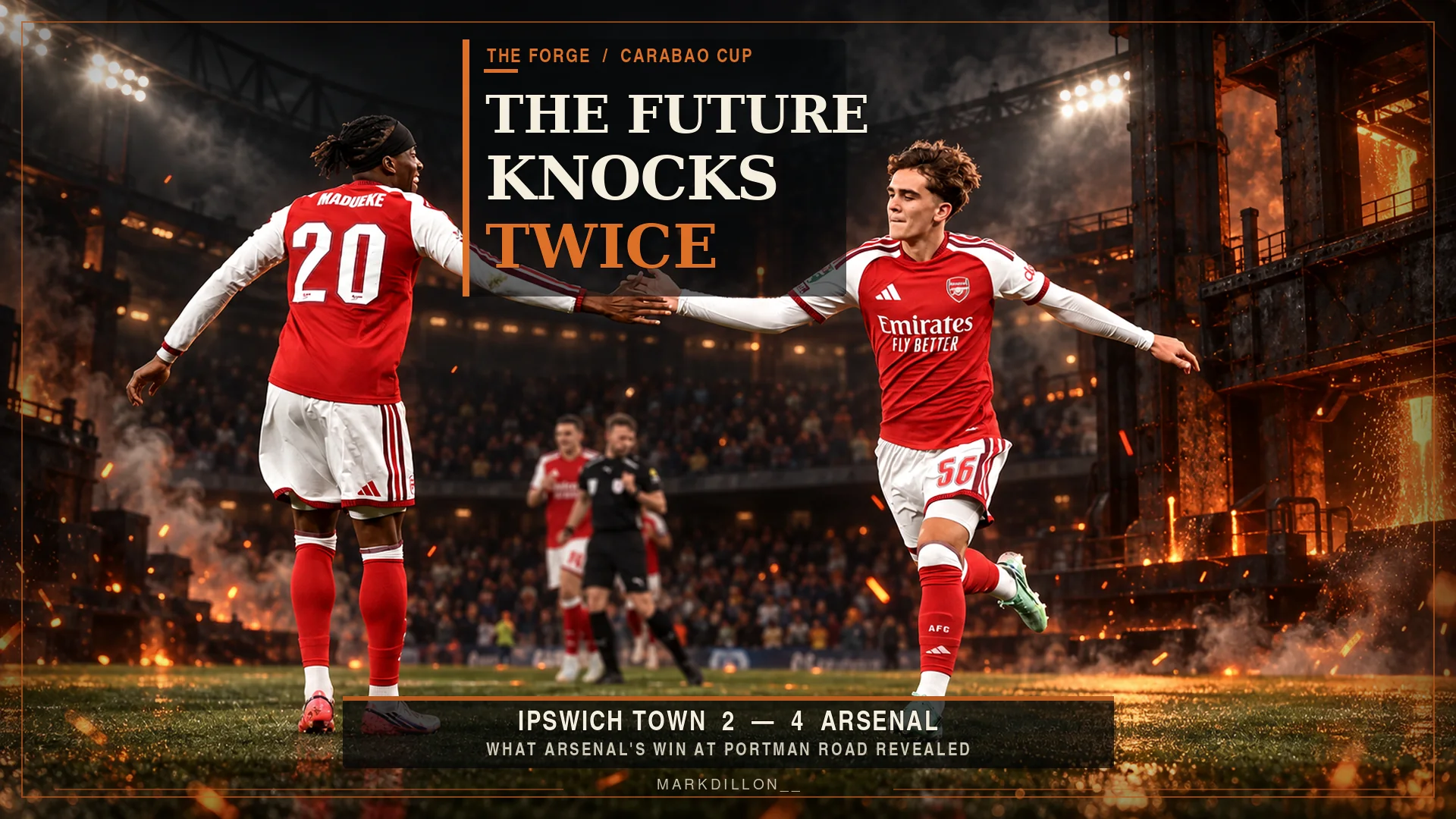 The Future Knocks Twice: Ipswich 2–4 Arsenal